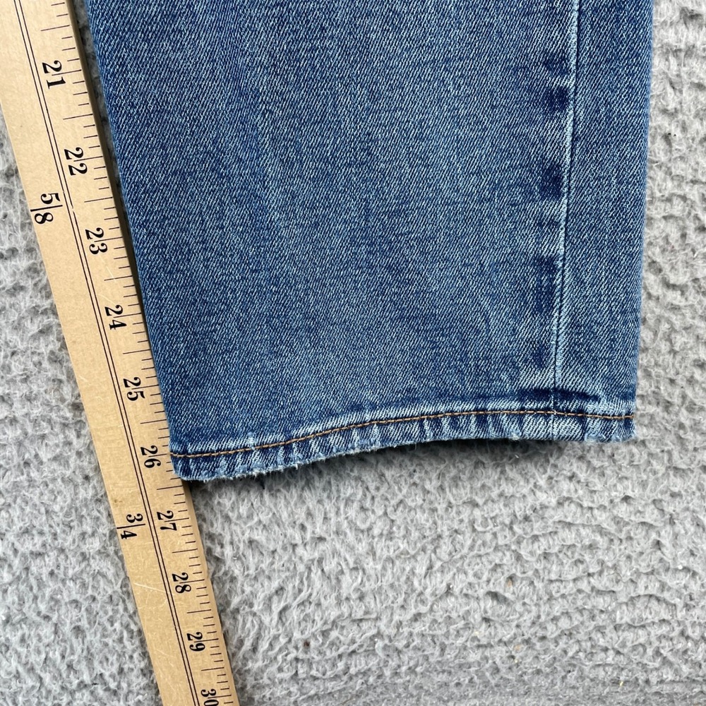 Abercrombie & Fitch Jeans Womens 27/4R Ankle Straight Ultra High Rise Distressed - Picture 5 of 9